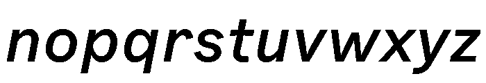 Bull 5Normal MediumItalic Instance Font LOWERCASE