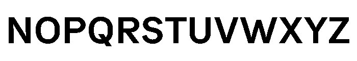 Bull 5Normal Semibold Instance Font UPPERCASE