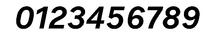 Bull 5Normal SemiboldItalic Instance Font OTHER CHARS