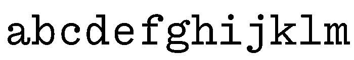 Bull 5Typewriter Notfordesktopuse Instance FONT