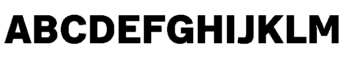 Bull5 Black Font UPPERCASE