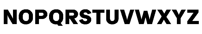 Bull5 Black Font UPPERCASE