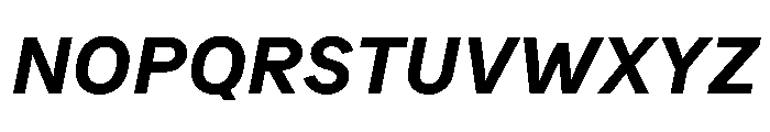 Bull5 BoldItalic Font UPPERCASE