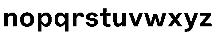 Bull5 SemiBold Font LOWERCASE