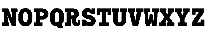 Bull5Typewriter Black Font UPPERCASE