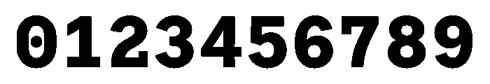 Bull5Typewriter ExtraBold Font OTHER CHARS