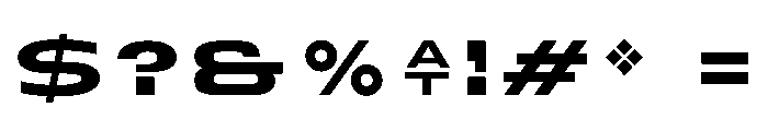Burger Bold Font OTHER CHARS