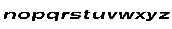 Burger BoldItalic Font LOWERCASE