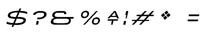 Burger Italic Font OTHER CHARS