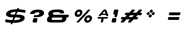 BurgerRounded BoldItalic Font OTHER CHARS