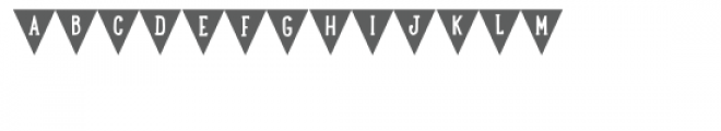 bunting font Font UPPERCASE