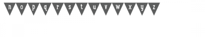 bunting font Font LOWERCASE