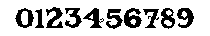 Buckethead Regular Font OTHER CHARS