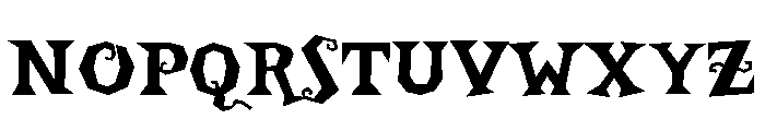 Buckethead Regular Font UPPERCASE
