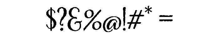 Buckley Regular Font OTHER CHARS