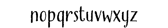 Buckley Regular Font LOWERCASE