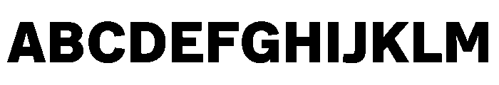Bull 5 Black Font UPPERCASE