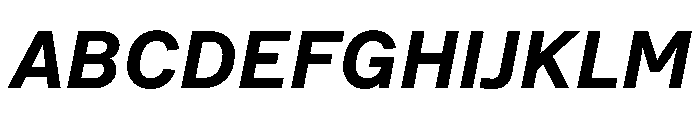 Bull 5 Bold Italic Font UPPERCASE