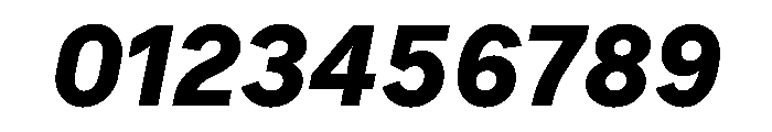 Bull 5 Extra Bold Italic Font OTHER CHARS