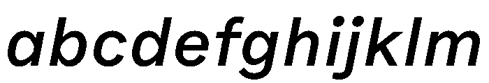 Bull 5 Medium Italic FONT