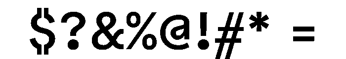 Bull 5 Medium Font OTHER CHARS