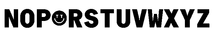 Bull 5 Mono Black Font UPPERCASE