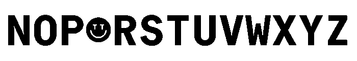Bull 5 Mono Bold Font UPPERCASE