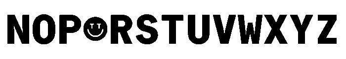 Bull 5 Mono Extra Bold Font UPPERCASE