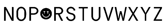 Bull 5 Mono Regular Font UPPERCASE