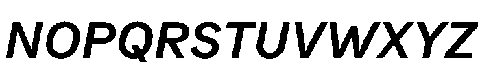 Bull 5 Semi Bold Italic Font UPPERCASE