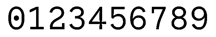 Bull 5 Typewriter Regular Font OTHER CHARS