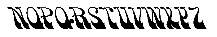 Bulletin Script Two Font UPPERCASE