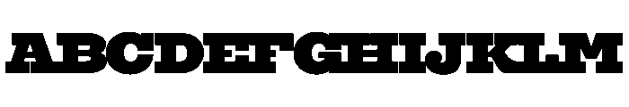 Burger Regular Font UPPERCASE