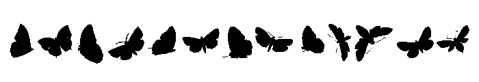 Butterfly Effect Regular Font UPPERCASE