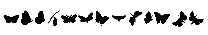 Butterfly Effect Regular Font UPPERCASE