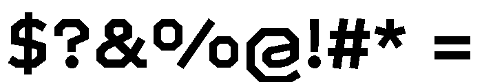 BVHAntoPlot Bold Font OTHER CHARS