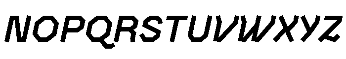BVHAntoPlot BoldItalic Font UPPERCASE