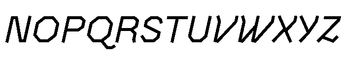 BVHAntoPlot Italic Font UPPERCASE
