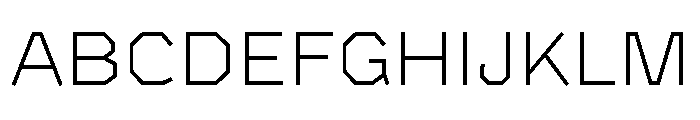 BVHAntoPlot Light Font UPPERCASE