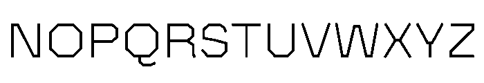 BVHAntoPlot Light Font UPPERCASE