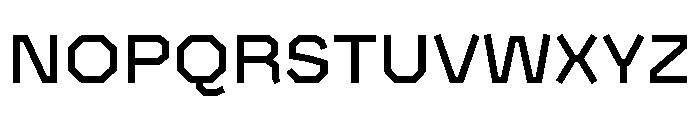 BVHAntoPlot Medium Font UPPERCASE