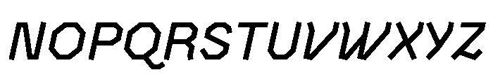 BVHAntoPlot MediumItalic Font UPPERCASE