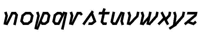 BVHAntoPlot MediumItalic Font LOWERCASE