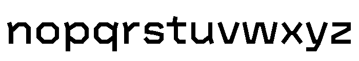 BVHAntoPlot Medium Font LOWERCASE