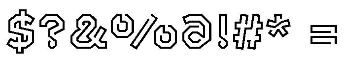 BVHAntoPlotLab 01 Font OTHER CHARS