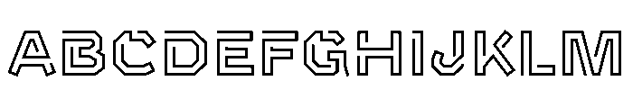BVHAntoPlotLab 01 Font UPPERCASE