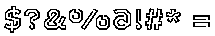 BVHAntoPlotLab 02 Font OTHER CHARS