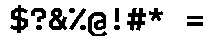 BVHAntoPlotMono Bold Font OTHER CHARS