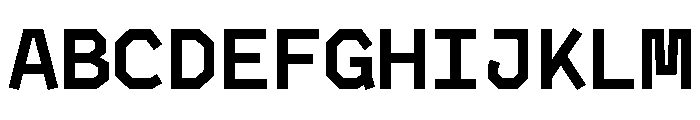 BVHAntoPlotMono Bold Font UPPERCASE
