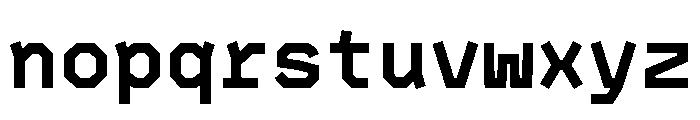BVHAntoPlotMono Bold Font LOWERCASE